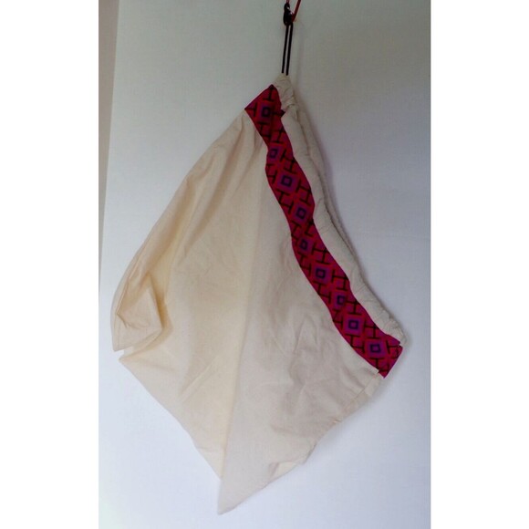 Tory Burch Marion Metallic Gray Silver Whipstitch Leather Saddle Bag w/Cover - Picture 8 of 8